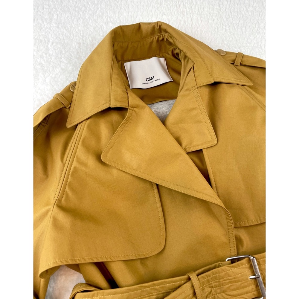 CAMILLA & MARC • Mustard Clarence Belted Jacket, 2 - Picture 10 of 16